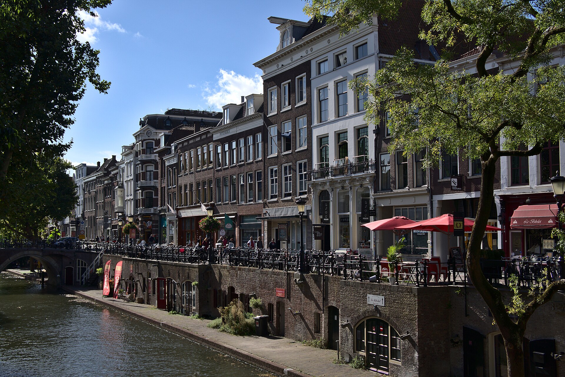 Oudegracht Utrecht canal wharf