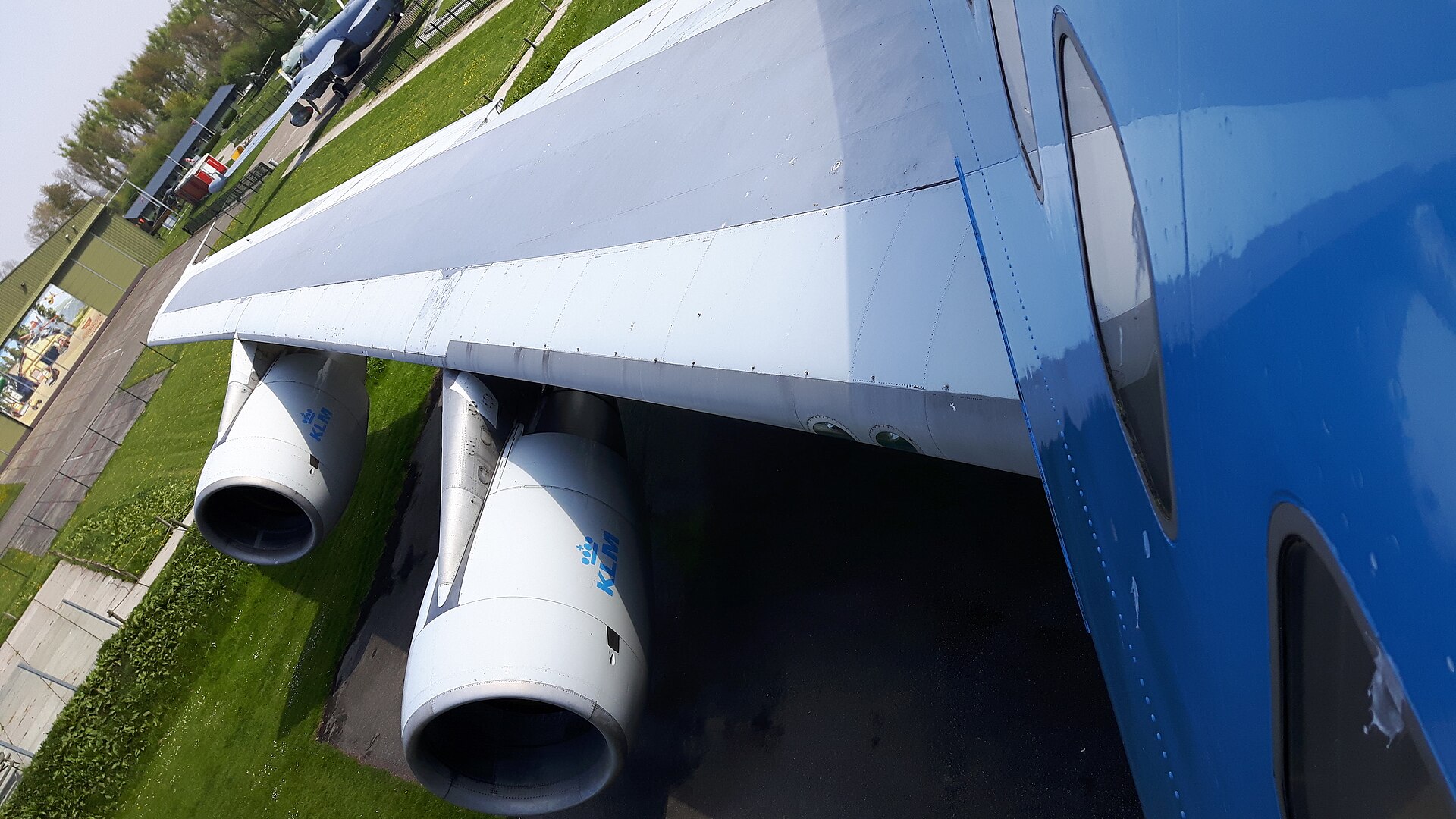 בואינג 747 של KLM באביודרום לליסטאד