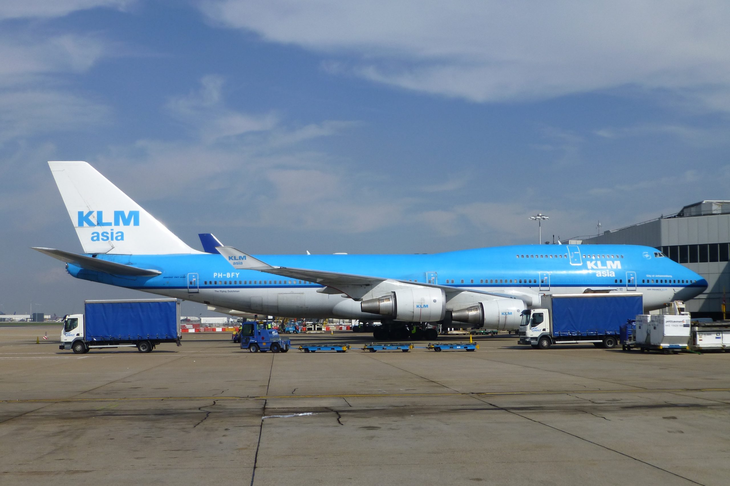 מטוס KLM בטיסה